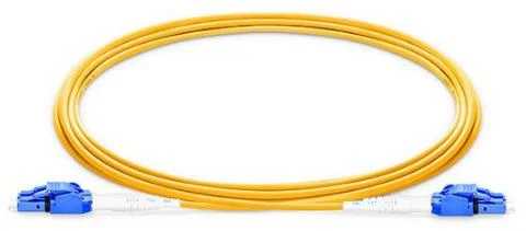 LC UPC К LC UPC Дуплексный коммутатор OS2 с одномодовым коммутационным кабелем для пайки Uniboot, PVC (OFNR)