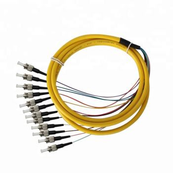 FOCC G652 G655 G657 0,9 мм ST SM / MM Симплекс 12core 12цветный Оптический Пигтейл